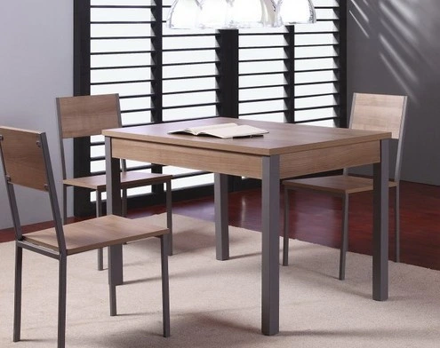 Morden Design Wood Table and Chairs Set for Dining Room