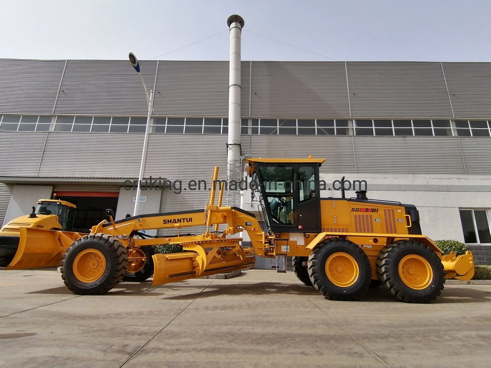 Shantui Motor Grader Sg16 with 129kw and 3.66m Width Blade for Sale