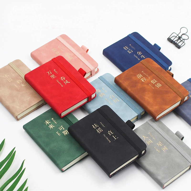 Wholesale Colorful Business Notepad PU Leather Notebook Stationery with Custom Logo