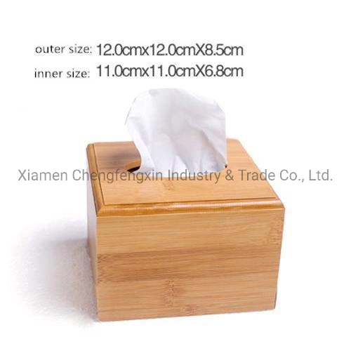Facial Tissue Box Bamboo Box