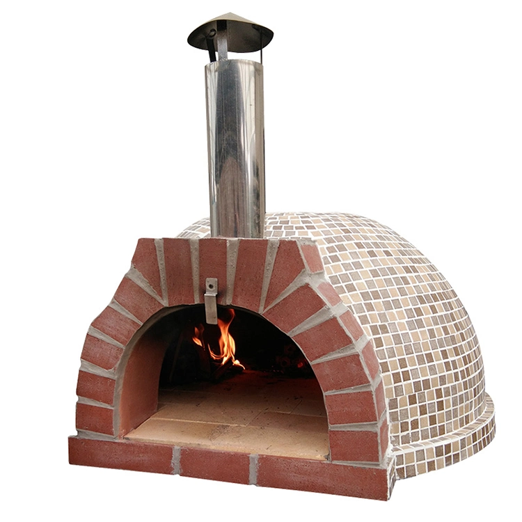 Neuer Typ hitzebeständiger Outdoor Holzkohle rauchloser BBQ Grill Ofen Holzofen Pizza Ofen