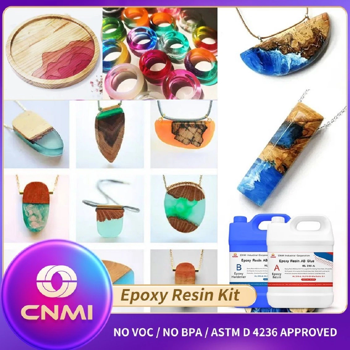 Safe CNMI Epoxy Resin Crystal Clear Resin and Hardener
