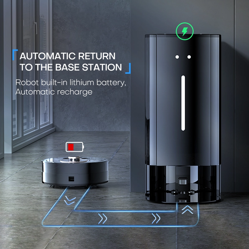 Source Fabricants Robot de nettoyage balayage aspirateur serpillière intelligente sol industriel