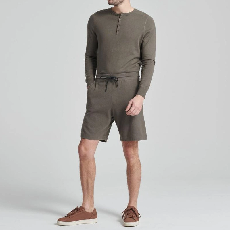 100% Cashmere Cordón de la moda de los hombres cortos