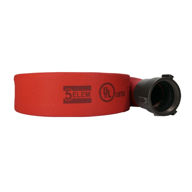 2-1/2" rouge listé UL Layflat flexible de lutte contre les incendies