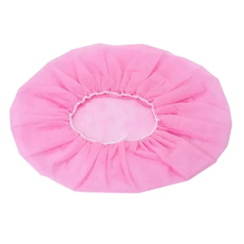 PP25GSM Non Woven Hand Made Disposable Anti-Dust Bouffant Round Cap