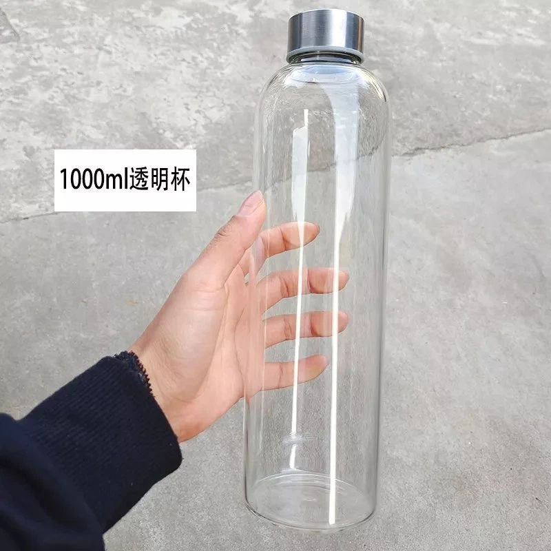 Xuzhou Wholesale/Supplier Amazon Top Sell Water Cycling Bike Custom Glass Water Bottle with Time Marker Measures Labels One Gallon Water Jug with Time