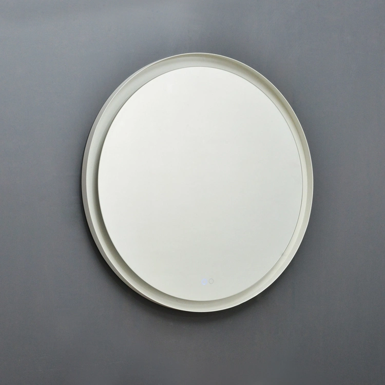 Hotel Wall Decorative Round Backlit LED Bathroom Vanity Glass Smart Mirror with Lights