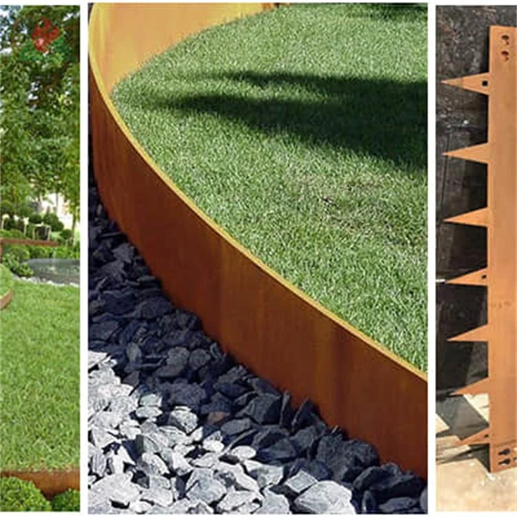 Environmentally Friendly Corten Steel Garden Edging for Garden Art