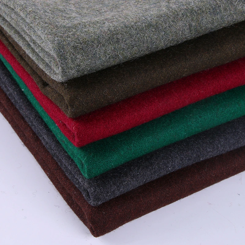 Advanced Great Quality China Multicolor Textile Printing Gradient Color Comfortable Woolen Tweed Fabric