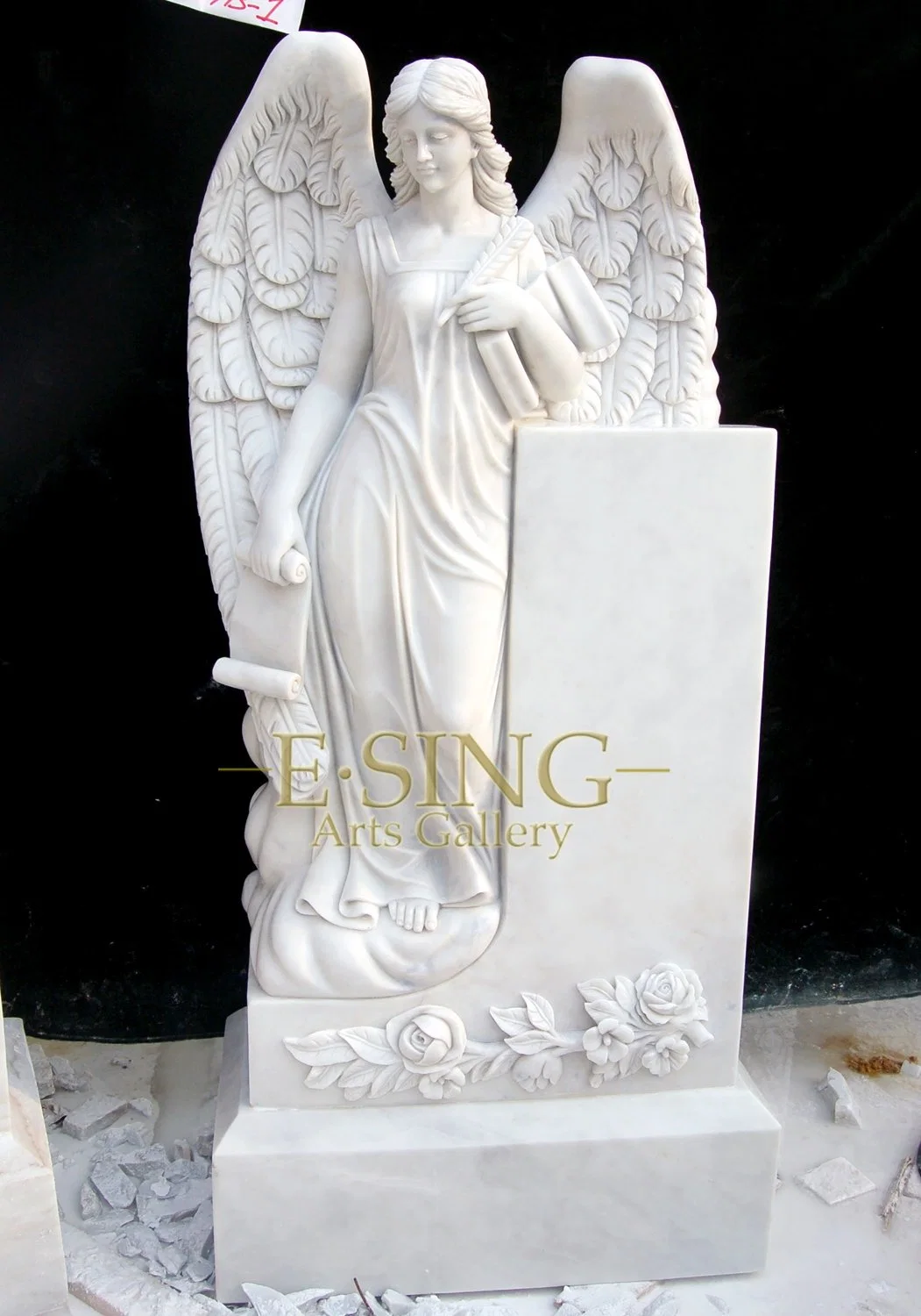 Best Quality Caved Angel Lady Monument