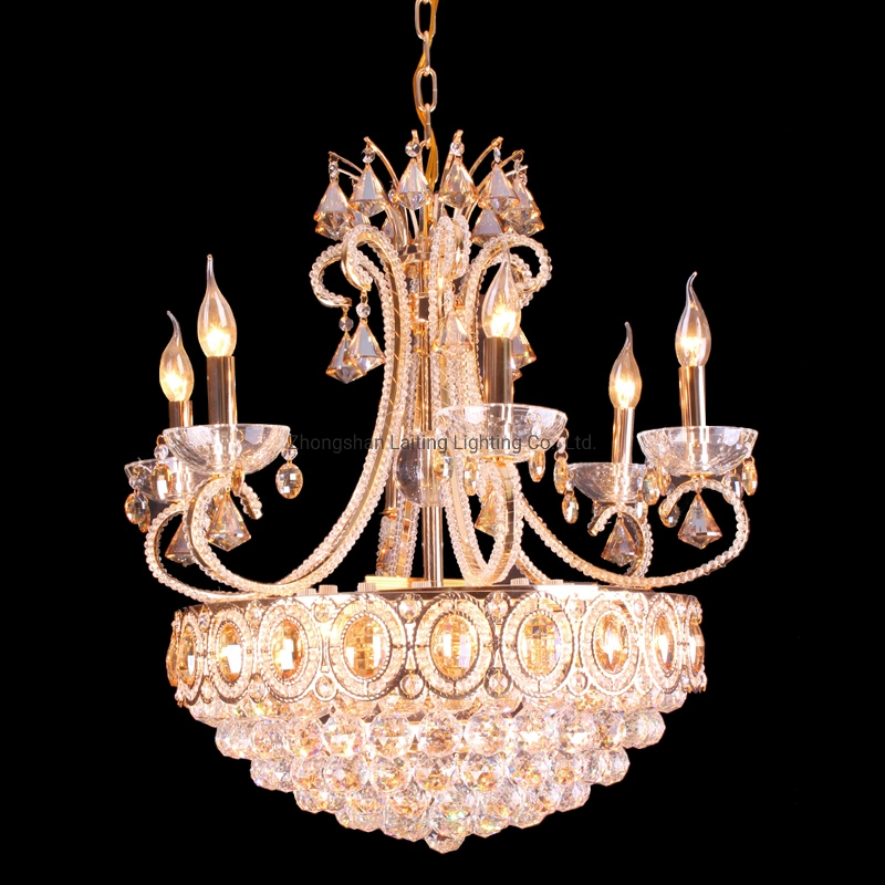 Design muçulmano Vela pequena lâmpada de cristal lustre de Iluminação da Sala