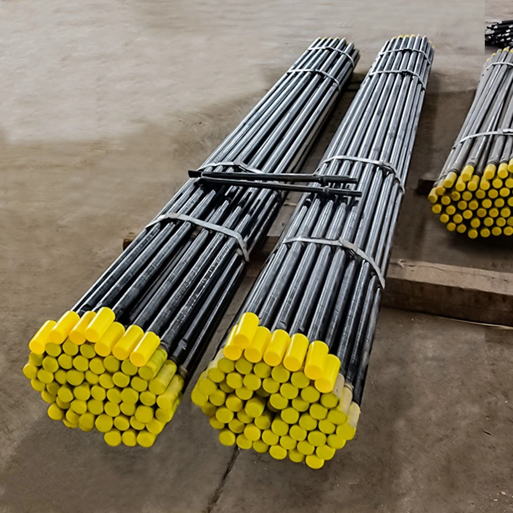 Customized Extension Speed Rock Drilling Rig Parts Rod Geological Exploration Threaded HDD Drill Pipe for Mining and Furnace