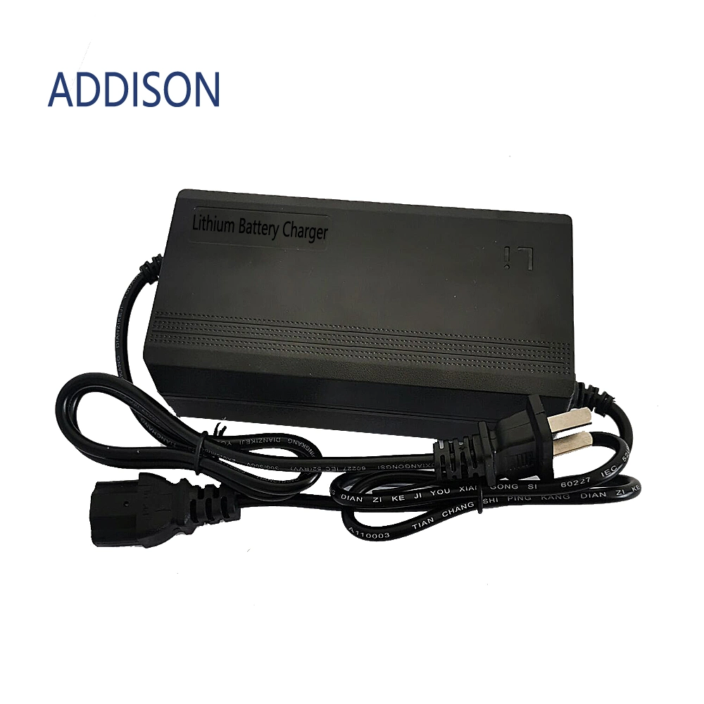 Addison 150W 16s 48V 58.4V 2.5A Plastic LiFePO4 Battery Charger for Electric Ebik Scooter Motor Wheel Chair