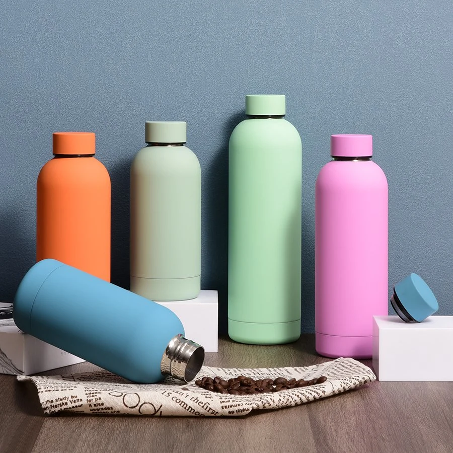 BPA Free Fancy Wholesale/Supplier Drinking OEM Colorful Metal Custom Portable Thermal Vacuum Gym Termos Hot Sports Insulated Stainless Steel Flask Water Bottle