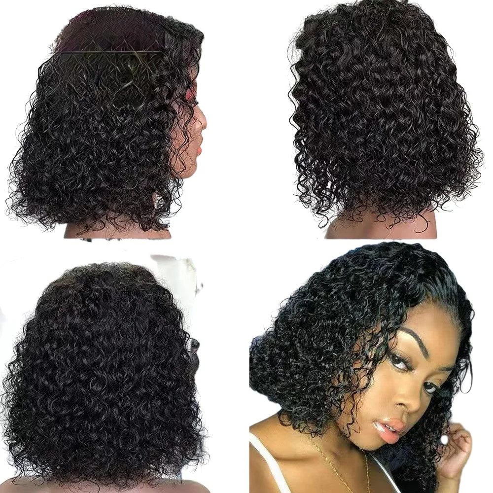 4 X 4 x HD Lace Wigs - Cabello sin pegamento y de aspecto natural Extensiones