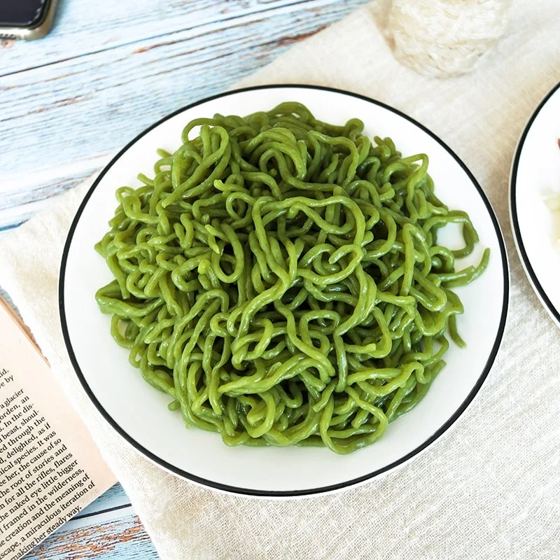 Hight Quality Konjac Food Low Carb Spinach Konjac Noodles