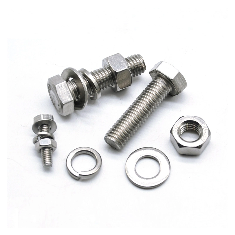 Screw Fasteners ASME B18.2.1 Bolt and Nut Inconel Alloy 625 Alloy 686 Full Half Thread Uns N06625 N06686 Alloy Steel En2.4856 En2.4606 JIS QA 625