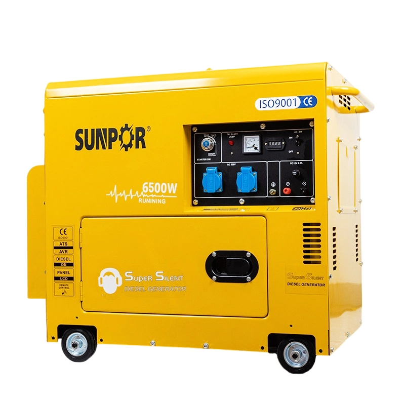 Portable 6kw Backup Diesel Generator Industrial Super Silent Generator Genset with Diesel Engine for Sale