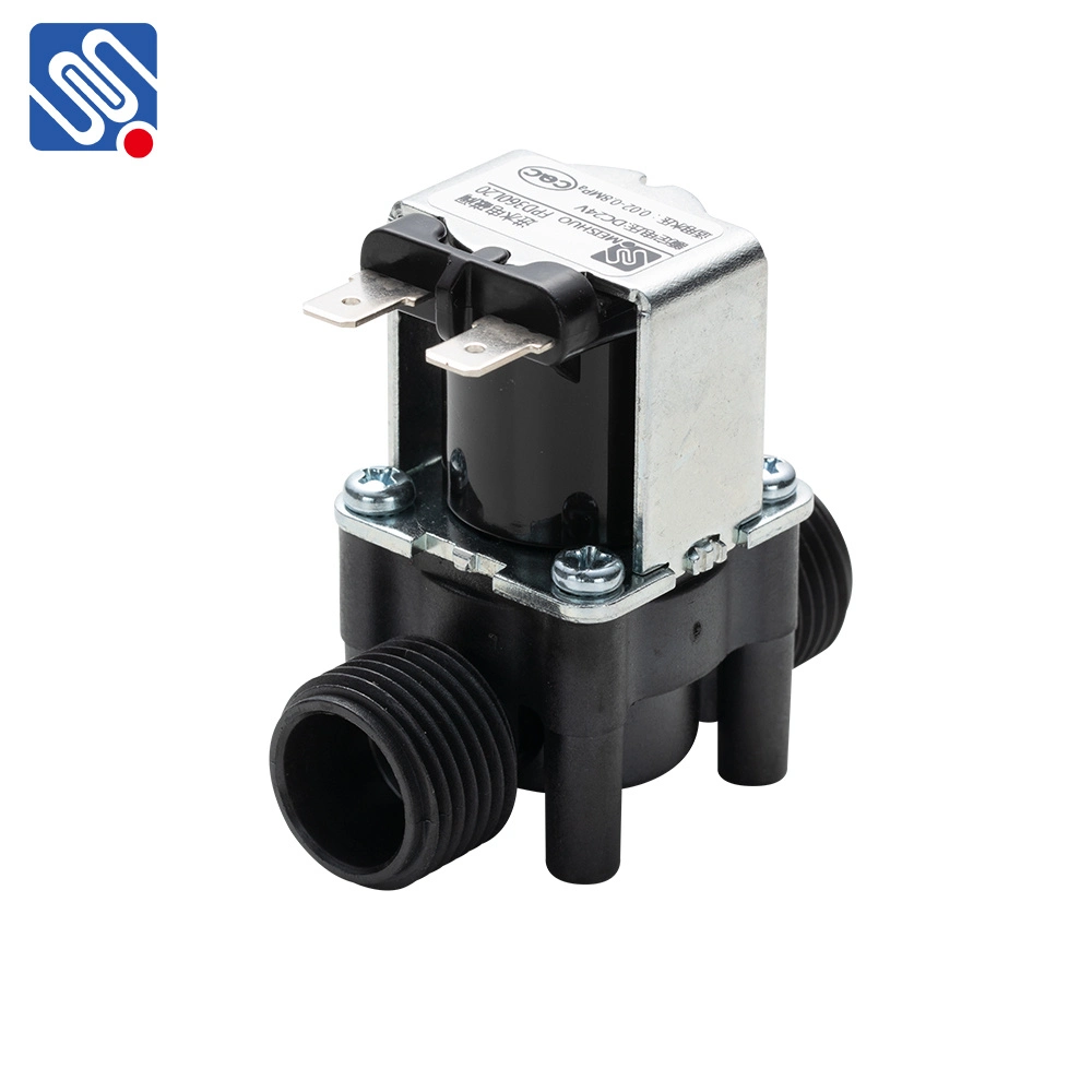 Meishuo Fcd180A Normally Closed 12VDC Plastic Control Valve with One Way