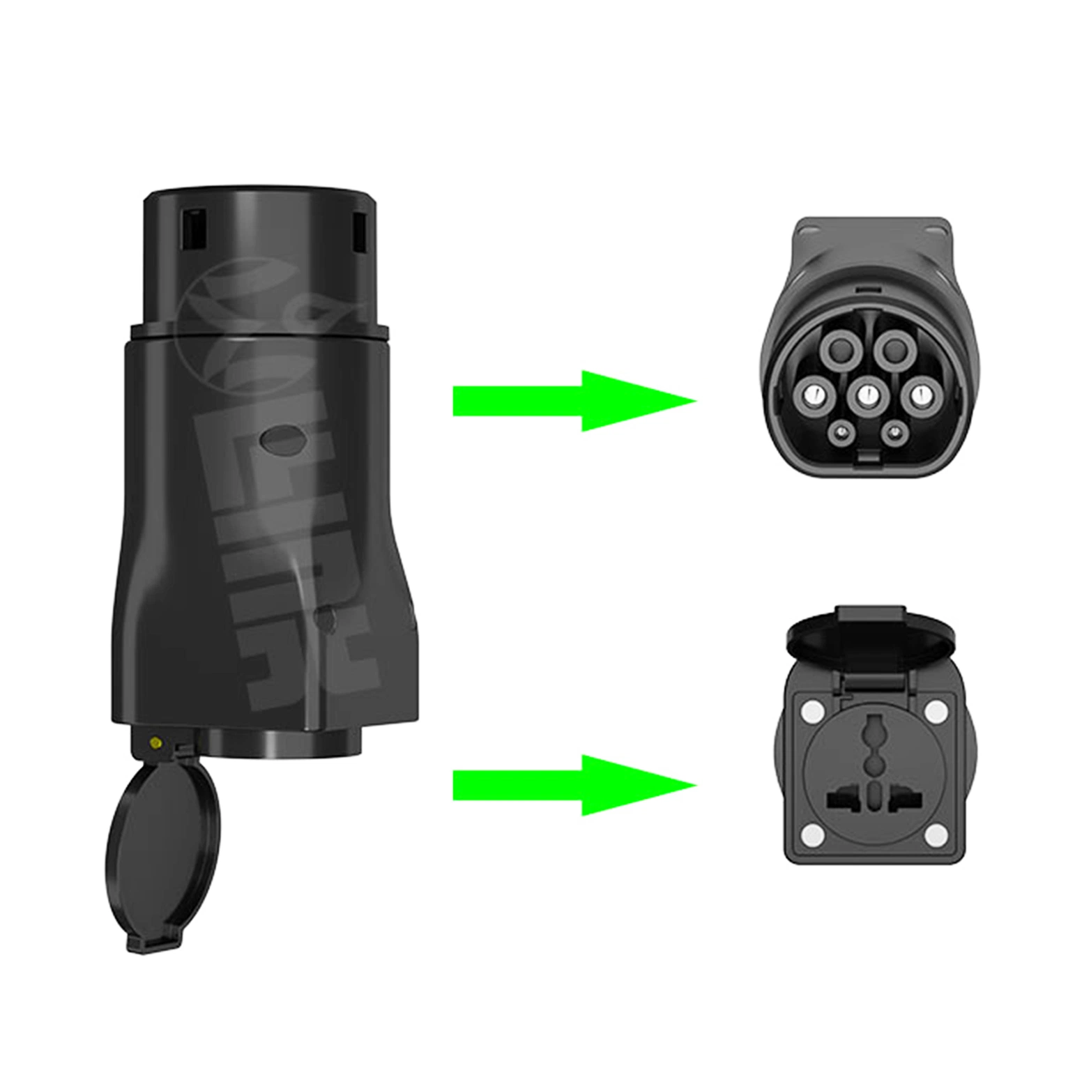 3kW-5kw EV conector de descarga Cargador Type2 V2L adaptador