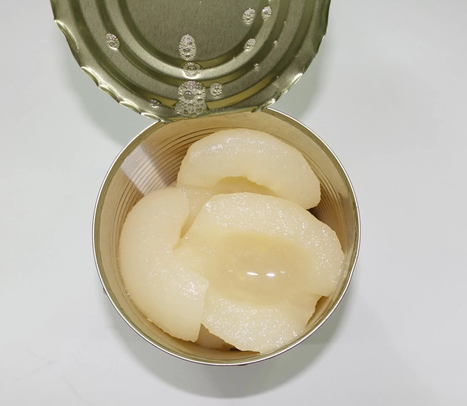 China Factory Wholesale Fruit Canned Snow Pear in Easy Open Lid