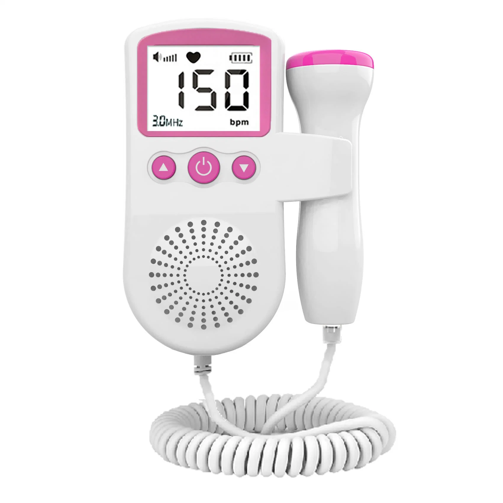 Pocket Doppler for Fetal Heart Rate with Wireless Probe Baby Heartbeat Monitor CE Approved