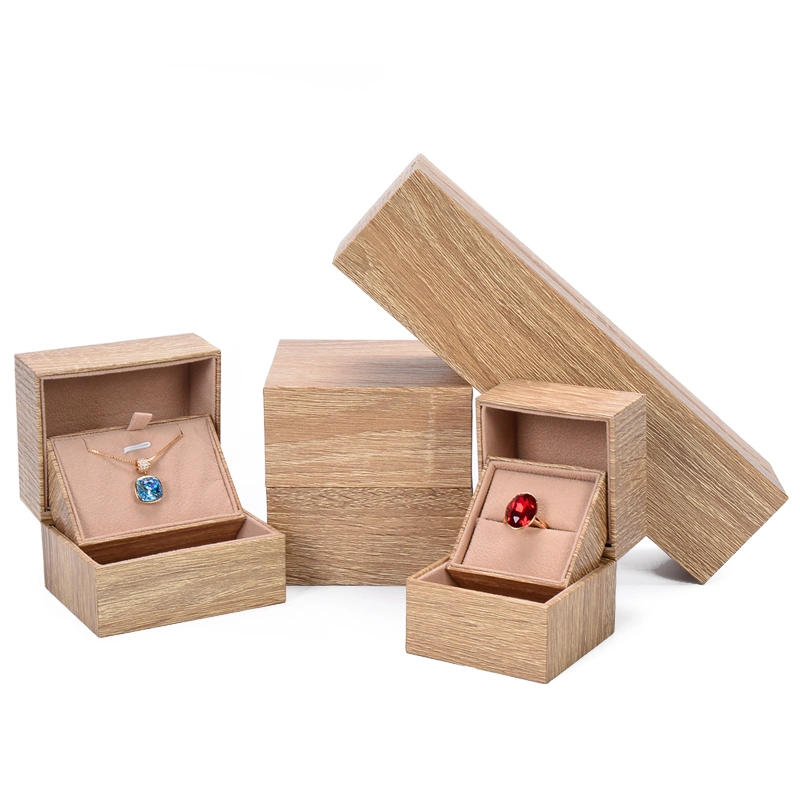 Zebo Custom Brand Wood Grain Paper Jewellery Jewelry Box Wholesale/Supplier