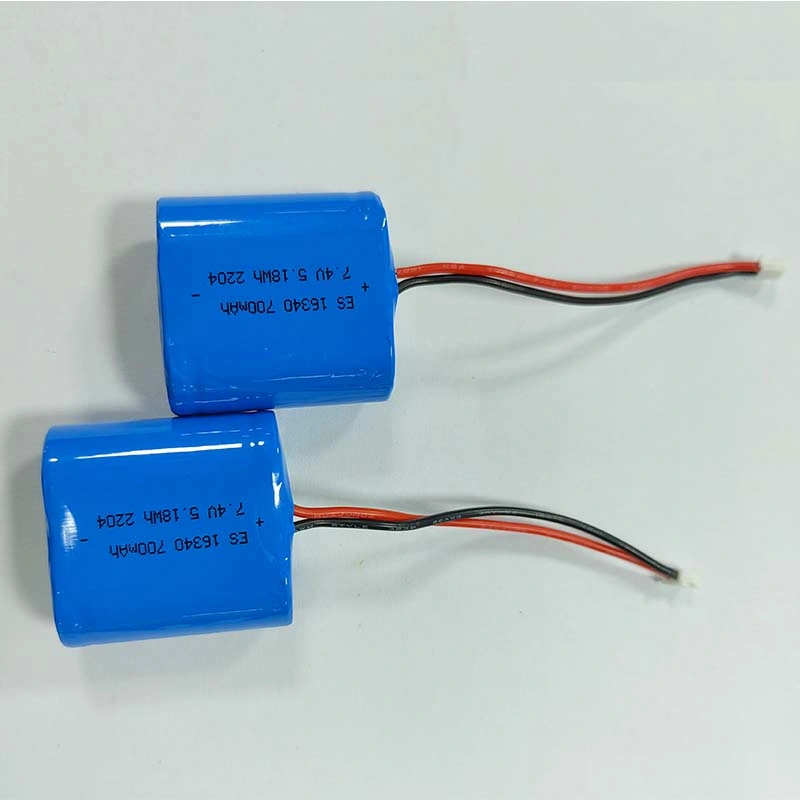 Lithium-Ionen-Akku mit 16340 2S 700mAh Li-Ionen-Zellen Paket