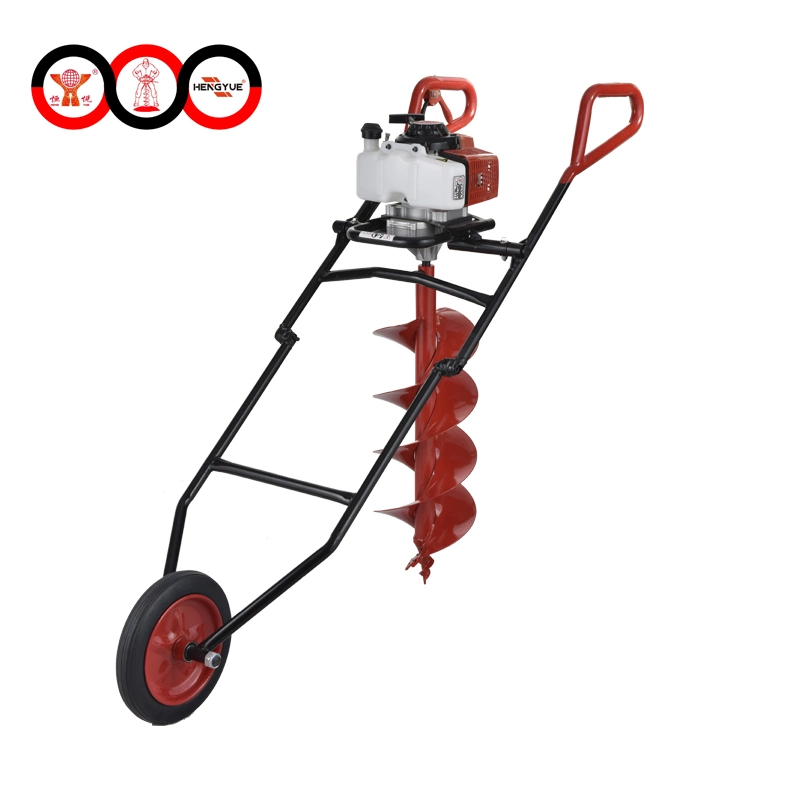 63 Cc Hand Push Earth Auger with Trolly
