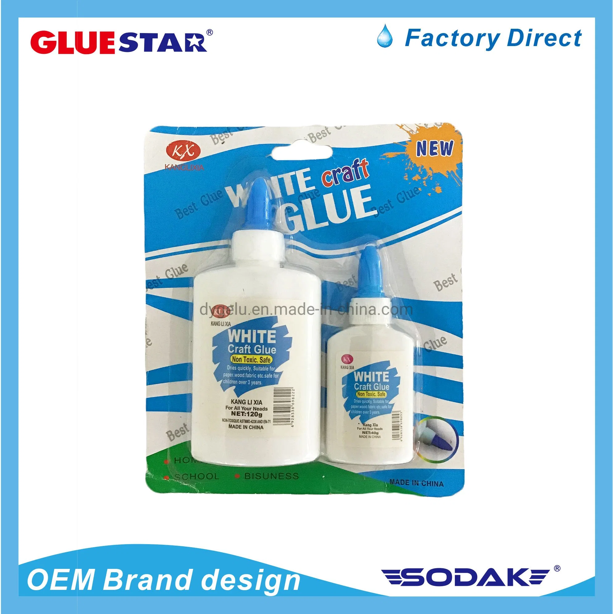 White Glue Stick 9g Solid Stick Student Glue for Office Supplies