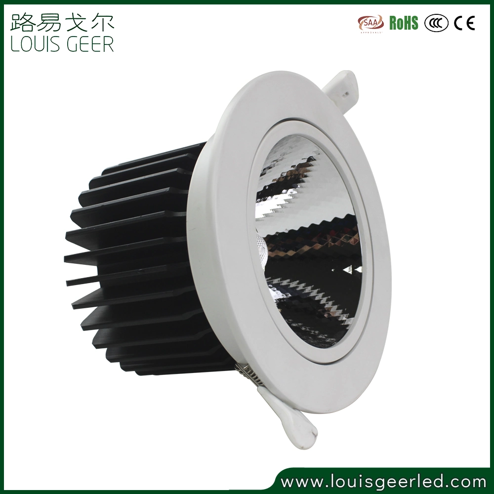 Haute qualité de l'enregistrement de l'énergie intérieure ronde LED encastré plafond 20W Downlight