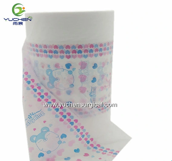 Factory Supply Disposable Soft PP Diaper Nonwowen Raw Material