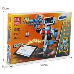 Brick Construction Inteligent Educational Remote Control Robot Building Blocks Set Kids Toys