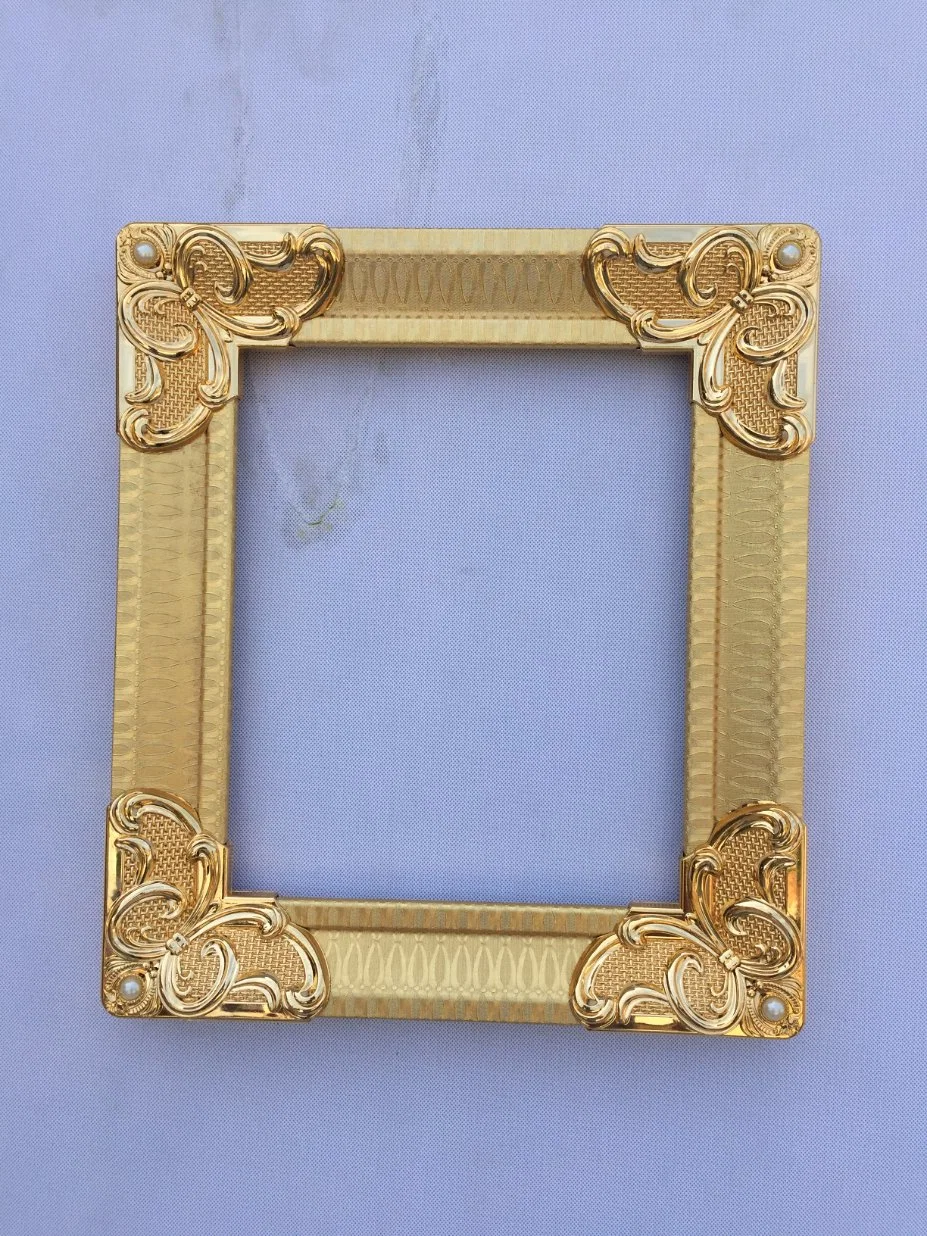 Barato ABS Gold cor popular Home decoração Barroco petróleo pintura Moldura da imagem