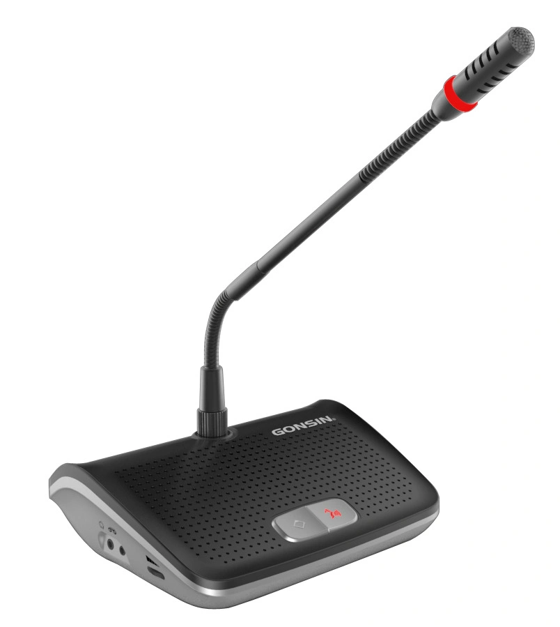 Conference Sound Room Gooseneck Microphone System with Multiple Chairman, Vice-Chairman Units