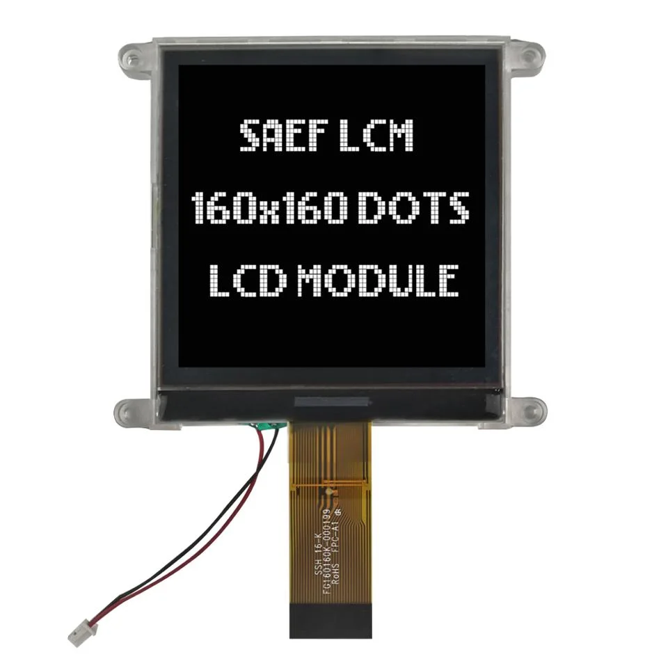 Positive FSTN 6 O'clock 160*160 Monochrome LCD Display/Module/Screen