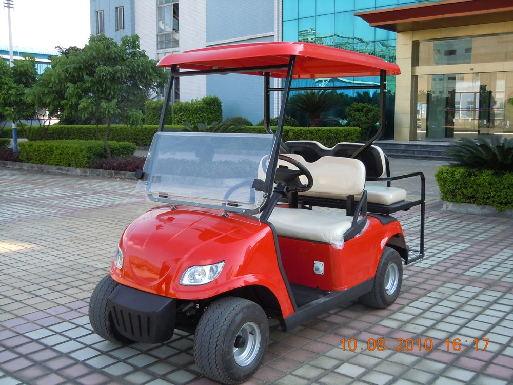 Ce sport électrique 4 places voiturette de golf de la sécurité avec parasol plus rapide