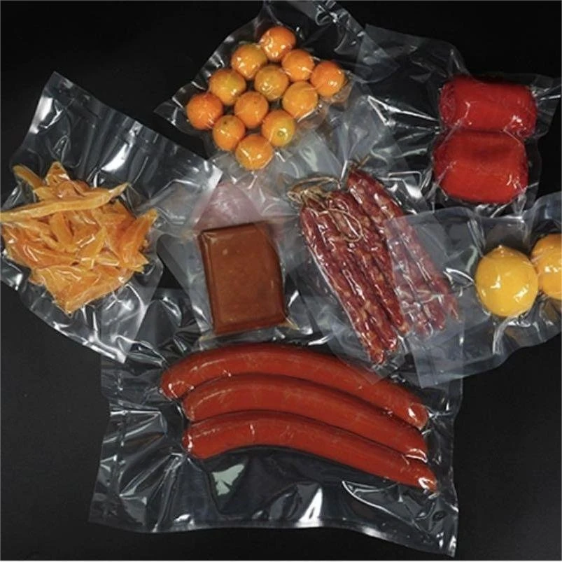 Transparent Factory in Stock Plastic Vacuum Bags Sealer Bag Biodegradable Food Bag