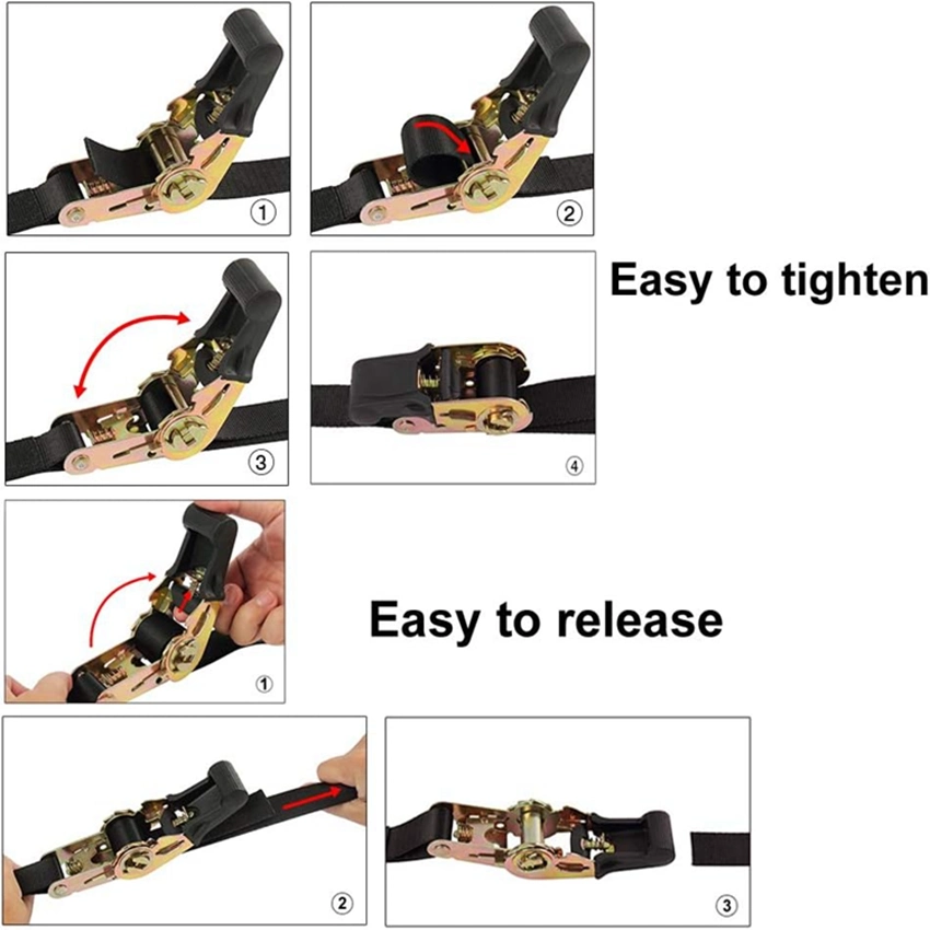 25mm 1000kg Hookless Wholesale/Supplier Ratchet Straps