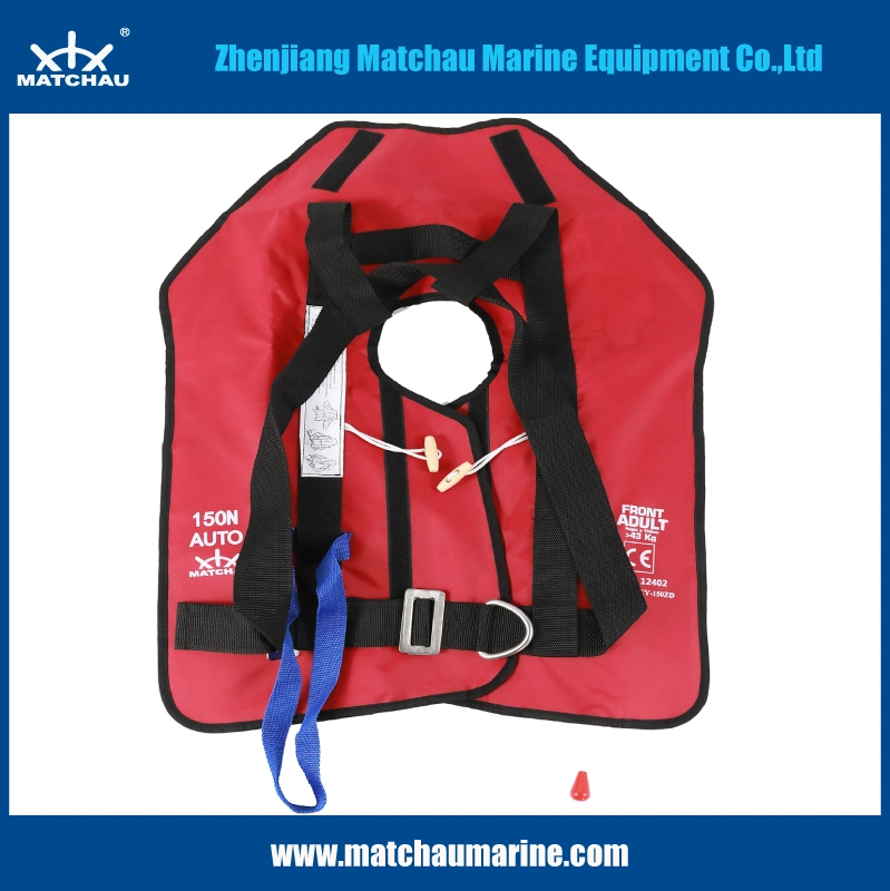 CE Standard Auto Activate Inflatable Lifejacket for Lifesaving