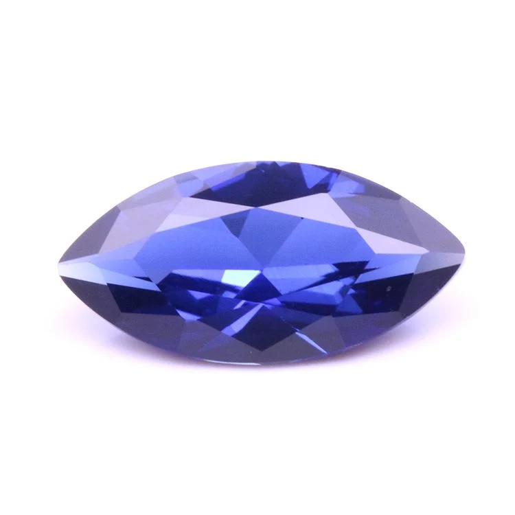 Loose Gemstone Marquise Shape Blue Sapphire for Jewelry Setting