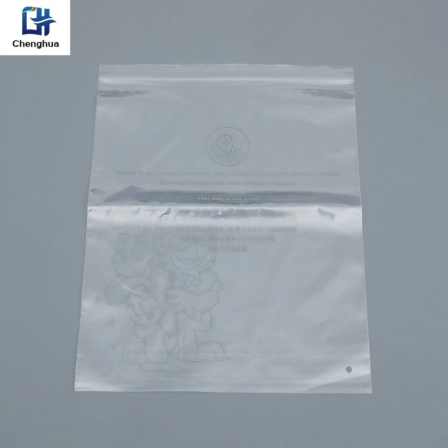 Resealable Ziplock Polybag Clear Plastic Bag with Zipper