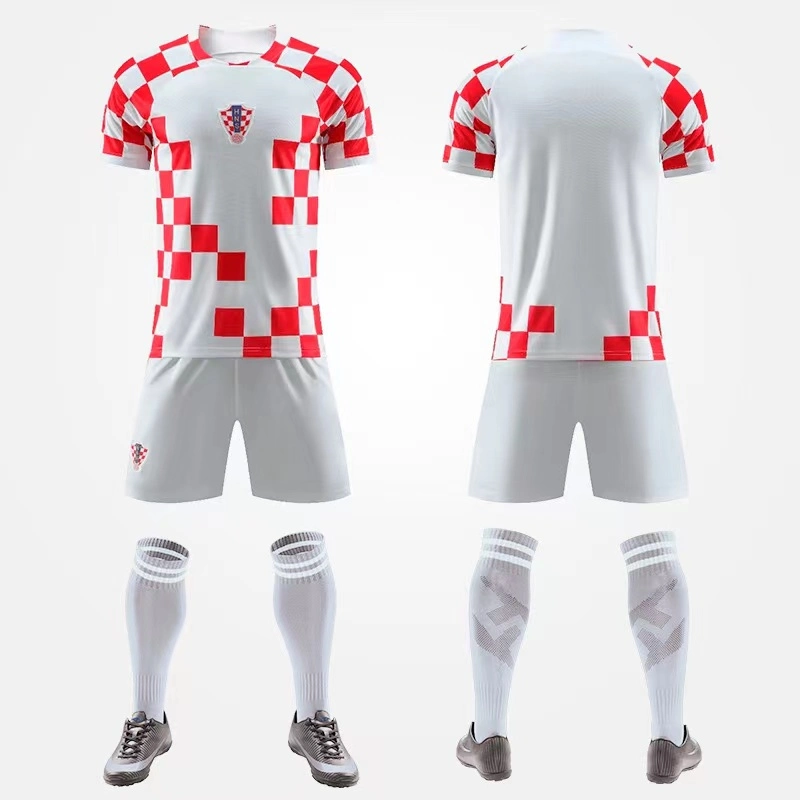 Nuevo 2022 camiseta personalizada tailandés de la calidad de los hombres Camiseta de Fútbol Fútbol conjunto uniforme de fútbol del equipo de fútbol jersey de desgaste