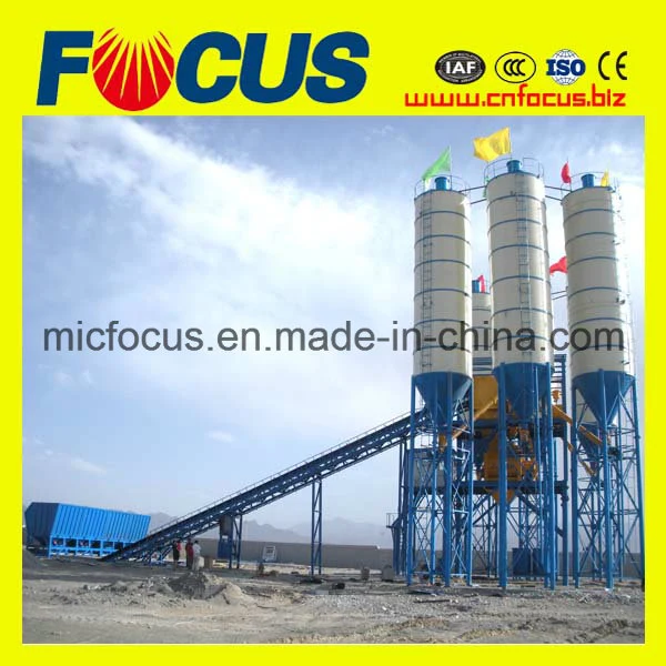 120m3/H Stationary Concrete Batching Plant Hzs120 for Big Engineering Project