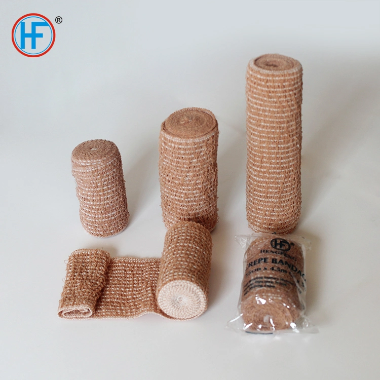 Best Selling Factory Medical Supply Wound Dressing Skin Color Elastic Crepe Bandage