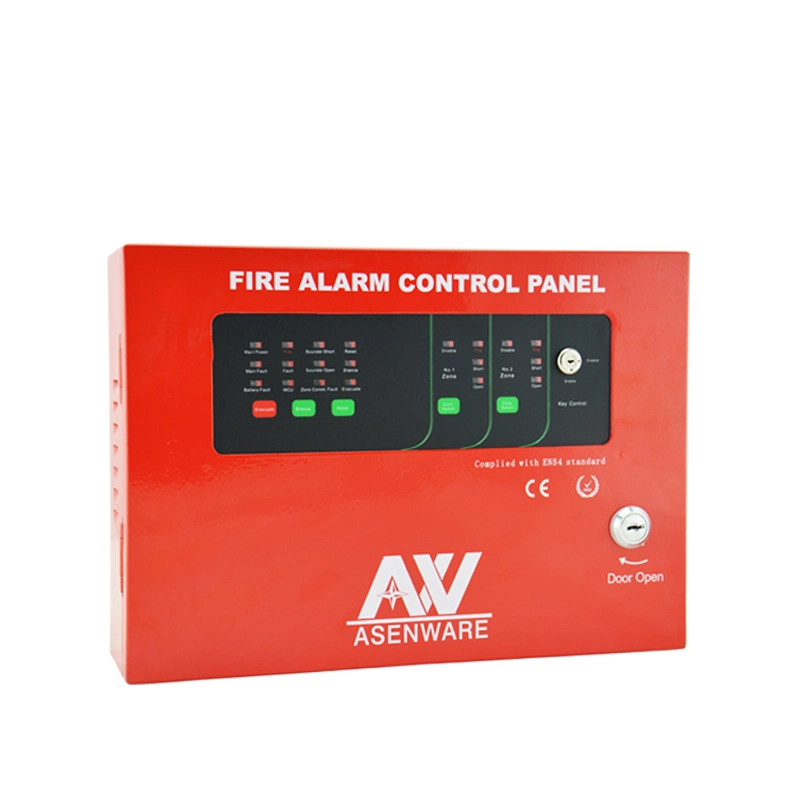 Painel de controle convencional do sistema do alarme do incêndio de 8 zonas para edifícios