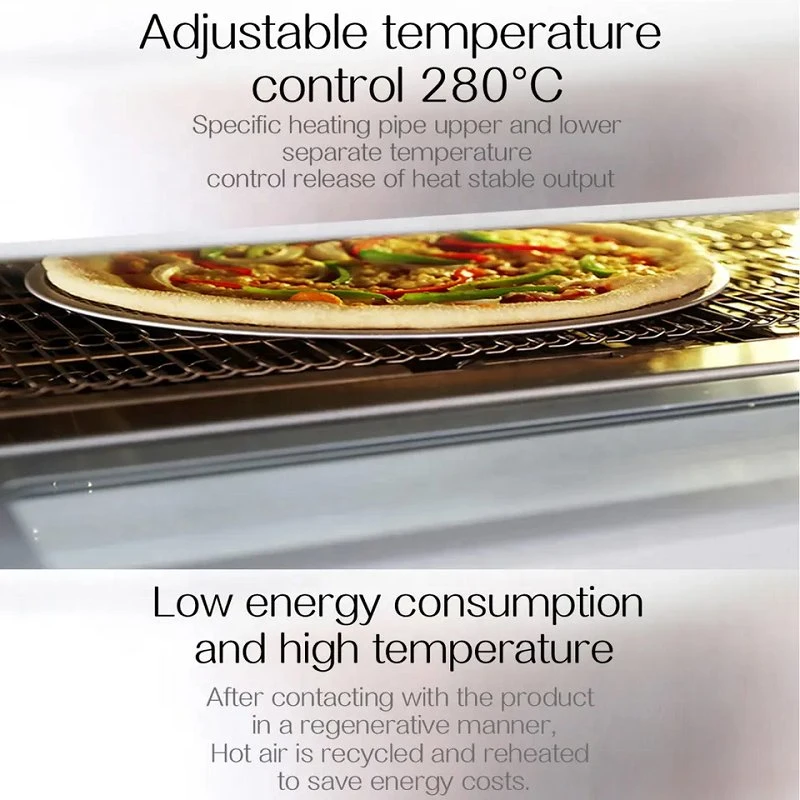 Hot Sale Popular Restaurant Industrial Commercial Gas Electric Gas Conveyor Pizza Oven for Sale