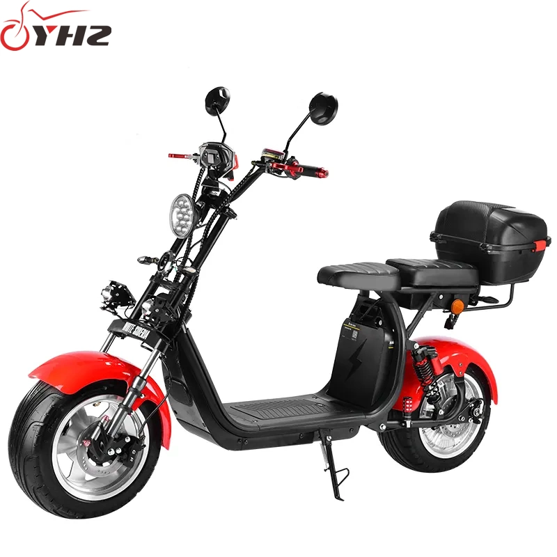 Russia Road Legal 3000W Electric Scooter 12-Inch Big Tire with Trunk