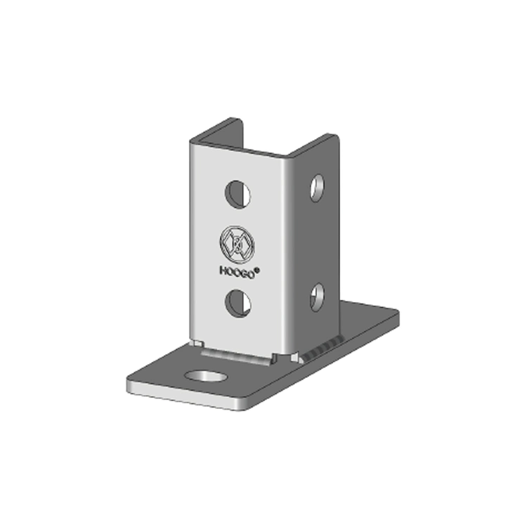 Strut Post Base Plate Wing Shape Unistrut Post Base Channel Bases
